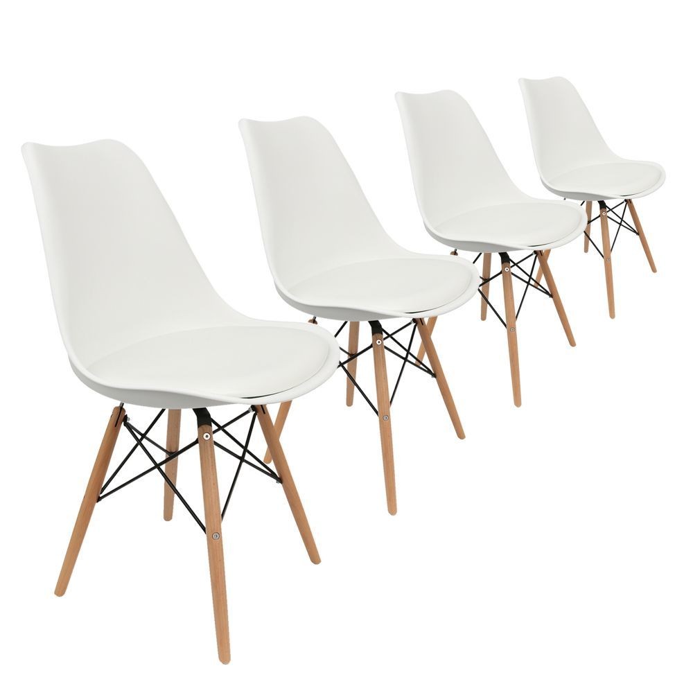 Lot de chaises scandinaves design